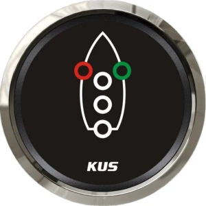 Indicator de Control pentru Lumini de Navigatie KUS, 52mm, Negru