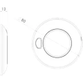 Plafoniera LED Plata Aplicata ALLROUNDMARIN, 80mm