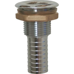 Racord Trecere prin Bord ALLROUNDMARIN 1 1/2", cu Stut, Alama Cromata