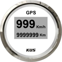 Vitezometru GPS Digital KUS 52mm, Alb