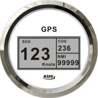 Vitezometru GPS Digital KUS 85mm, Alb
