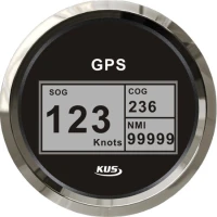 Vitezometru GPS Digital KUS 85mm, Negru