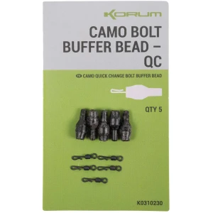 Korum Bolt Buffer Bead QC, Camo, 5buc/plic Korum Bolt Buffer Bead QC, Camo, 5buc/plic
