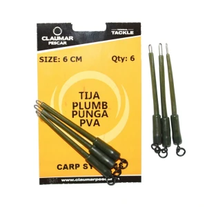 Tije Plumb Claumar PVA Bag Stems 6cm, 6buc/pac