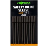 Tije Plumb Korda Safety Inline Sleeve Naked, Large, 10buc/pac