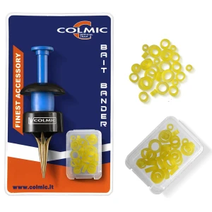 Dispozitiv Aplicare Inel Silicon Colmic Bait Bander + Mix 30 Inele Silicon 4-6-8mm