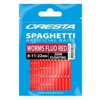 Momeli Artificiale Spro Cresta Spaghetti Worms - Fluo Red