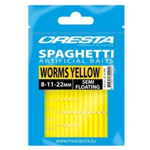 Momeli Artificiale Spro Cresta Spaghetti Worms - Fluo Yellow Momeli Artificiale Spro Cresta Spaghetti Worms - Fluo Yellow