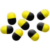 Pop Up - Zig Rig -Eva 12Mm - Yellow Black - 9 Buc