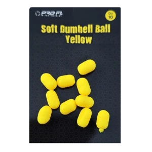 Pop Up Artificial PRO FL Dumbell, Galben, 6x10mm Pop Up Artificial PRO FL Dumbell, Galben, 6x10mm