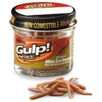 Rame Atificiale Berkley Powerbait Gulp Mini Earthworm Natural 79, 2.5cm, 42buc Rame Atificiale Berkley Powerbait Gulp Mini Earthworm Natural 79, 2.5cm, 42buc