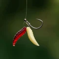 Viermi Artificiali KORUM Floating Grubs Imitation Maggots, Red, 40buc/pac