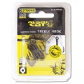 Ancora Black Cat No.1/0 Curved Point Treble Hook DG Coating