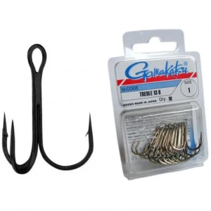 Ancora Gamakatsu Treble 13B Hooks Nr.4, 10buc/pac Ancora Gamakatsu Treble 13B Hooks Nr.4, 10buc/pac