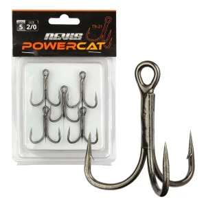 Ancora Nevis Power Cat Treble Hook TR-21 Nr.2/0, 5buc/pac Ancora Nevis Power Cat Treble Hook TR-21 Nr.2/0, 5buc/pac
