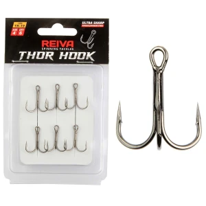 Ancora Reiva Treble Hook TR-19 Nr.12, 6buc/pac Ancora Reiva Treble Hook TR-19 Nr.12, 6buc/pac