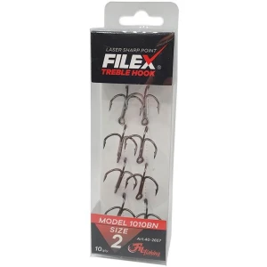Ancora Tripla Filfishing Black Nickel 1001, Nr.10, 10buc/pac Ancora Tripla Filfishing Black Nickel 1001, Nr.10, 10buc/pac