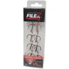 Ancora Tripla Filfishing Black Nickel 1001, Nr.2, 10buc/pac