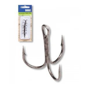 Ancora Zebco Topic Treble Hook Gunsmoke Nr.1/0 Ancora Zebco Topic Treble Hook Gunsmoke Nr.1/0