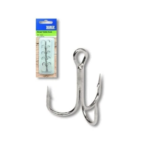 Ancora Zebco Topic Treble Hook Nickel Nr.2