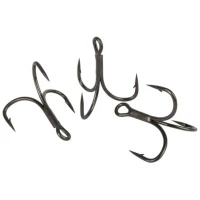 Ancore Fox Rage Predator Power Point X-strong Barbed Treble Hook, Size 2, 6buc/pac 