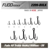 Ancore Fudo Treble Hooks (FDTR-UV) nr.8 1000buc Ancore Fudo Treble Hooks (FDTR-UV) nr.8 1000buc
