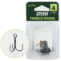 Ancore Triple Zfish Triple Hooks, Nr.1/0, 5buc/pac