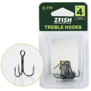 Ancore Triple Zfish Triple Hooks, Nr.1/0, 5buc/pac Ancore Triple Zfish Triple Hooks, Nr.1/0, 5buc/pac