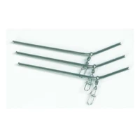 Tub Anti Tangle Metalic Filfishing 9 Cm / 3 Buc / Plic Tub Anti Tangle Metalic Filfishing 9 Cm / 3 Buc / Plic