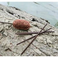 Tije Feederx Long Cast Tube, Brown, 10cm, 5buc/plic Tije Feederx Long Cast Tube, Brown, 10cm, 5buc/plic