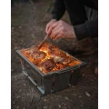 Gratar FOX Cookware Foldable BBQ Inox, 38x26x3cm Gratar FOX Cookware Foldable BBQ Inox, 38x26x3cm