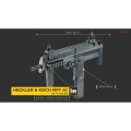 Arma Semiautomata Arc Airsoft Wadie Munition Hekler & Koch MP7 A1 6mm, 350bb, 0.5j
