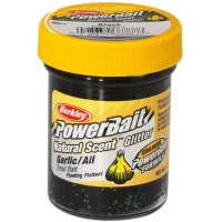 Pasta Berkley Powerbait Natural Glitter Trout Dough, Garlic, Black Glitter, 50g Pasta Berkley Powerbait Natural Glitter Trout Dough, Garlic, Black Glitter, 50g