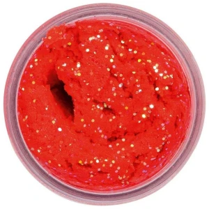 Pasta BERKLEY PowerBait Sinking Glitter Trout Dough, Salmon Egg Red Glitter, 50g Pasta BERKLEY PowerBait Sinking Glitter Trout Dough, Salmon Egg Red Glitter, 50g
