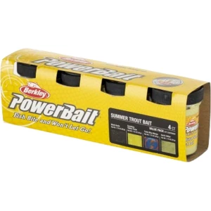 Pasta BERKLEY PowerBait Trout Dough Season Pack, Summer, 4buc/pac