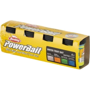 Pasta BERKLEY PowerBait Trout Dough Season Pack, Winter, 4buc/pac Pasta BERKLEY PowerBait Trout Dough Season Pack, Winter, 4buc/pac