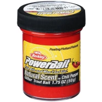 Pasta BERKLEY PowerBait Trout Dough Spices Floating, Chili Pepper, 50g Pasta BERKLEY PowerBait Trout Dough Spices Floating, Chili Pepper, 50g