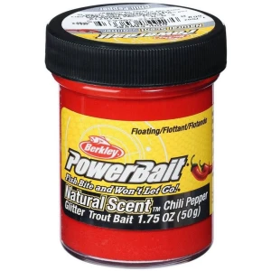 Pasta BERKLEY PowerBait Trout Dough Spices Floating, Chili Pepper, 50g Pasta BERKLEY PowerBait Trout Dough Spices Floating, Chili Pepper, 50g