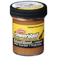 Pasta BERKLEY PowerBait Trout Dough Spices Floating, Cinnamon, 50g Pasta BERKLEY PowerBait Trout Dough Spices Floating, Cinnamon, 50g