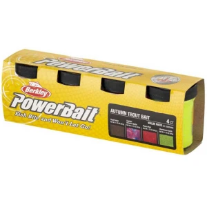 Pasta Flotanta 4 x Berkley Powerbait Trout Season Pack, Autumn (Toamna) Pasta Flotanta 4 x Berkley Powerbait Trout Season Pack, Autumn (Toamna)