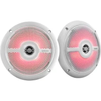 Boxe Marine Slim DS18 NXL-6SL, 6.5", Alb, Iluminare RGB LED, Set 2 buc