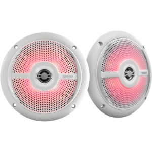 Boxe Marine Slim DS18 NXL-6SL, 6.5", Alb, Iluminare RGB LED, Set 2 buc