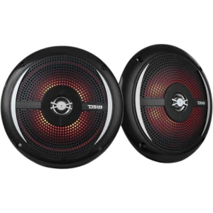 Boxe Marine Slim DS18 NXL-6SL, 6.5", Negre, Iluminare RGB LED, Set 2 buc
