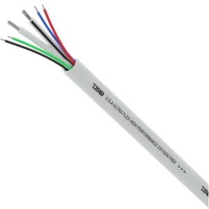 Cablu Audio Marin cu RGB DS18 MOFC12/18GA-100SWRGB 4mm²/1mm², Alb