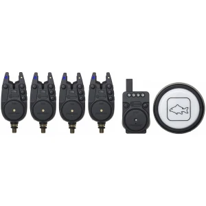 Set Avertizoare PROLOGIC C-Series Pro Alarm Set Fishing Bite Alarm Blue, 4+1+1