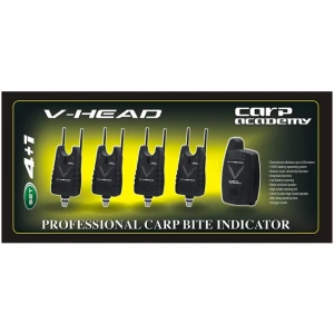Set Avertizori Carp Academy V-Head 4+1 