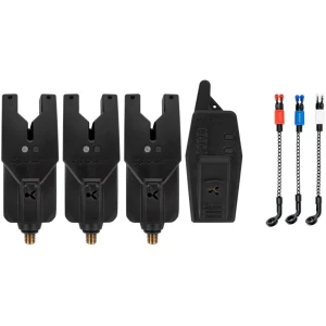 Set Avertizori Korum KRI Remote Alarm Set + Hangere, 3+1 Set Avertizori Korum KRI Remote Alarm Set + Hangere, 3+1