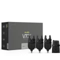Set Statie + Avertizori AVID CARP VTX 3+1 Bite Alarm Set