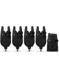 Set Statie + Avertizori AVID CARP VTX 4+1 Bite Alarm Set