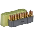 Cutie Munitie PLANO Rifle Ammo Case - .22-50, Verde/Verde transparent